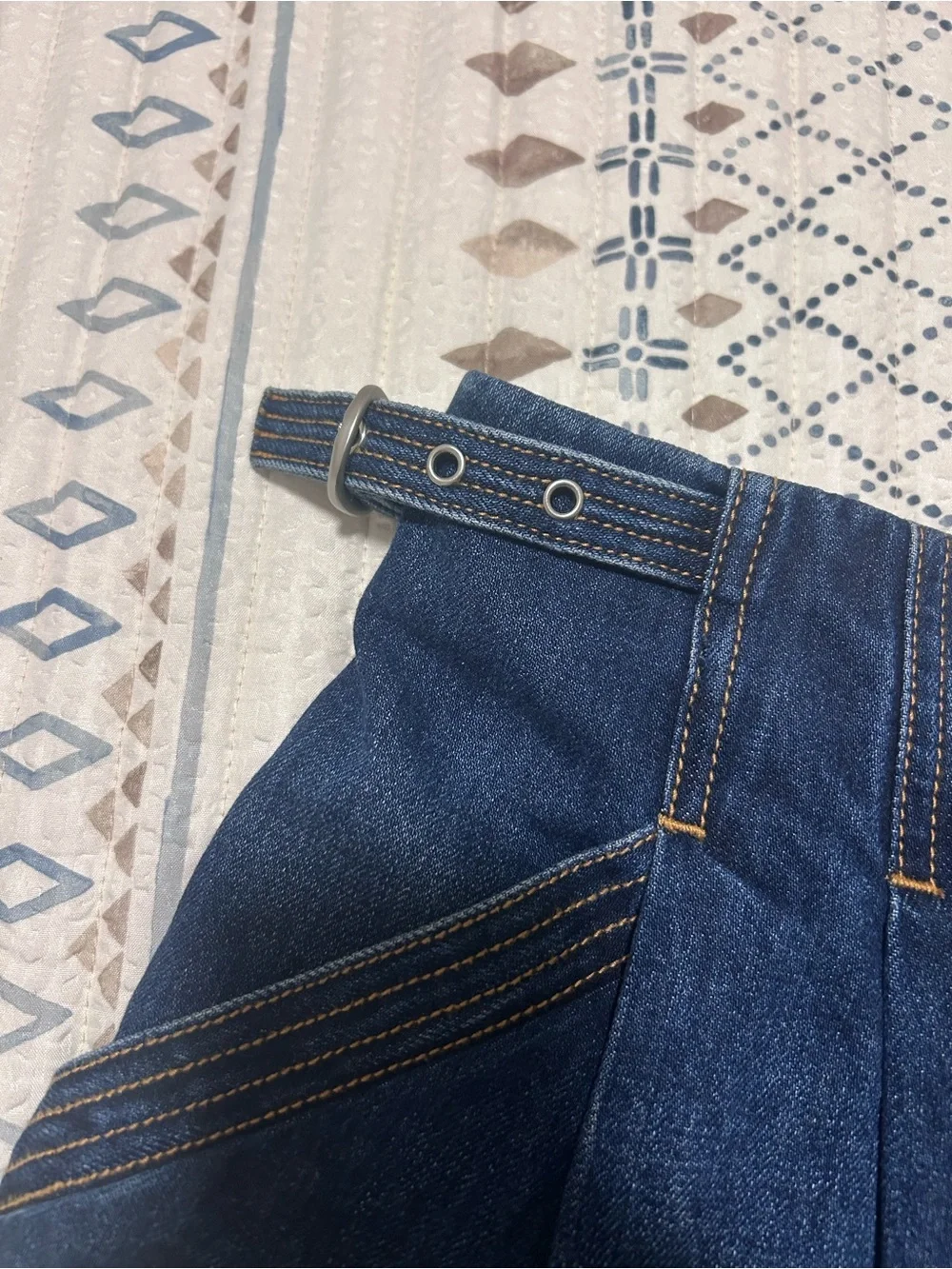 Veronica Beard Jaffe Short High Rise Jeans - Bright Blue size 29 NWT